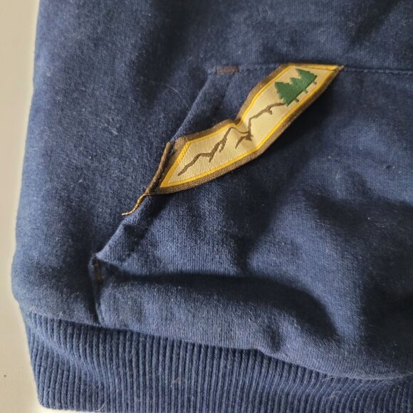 Sherpa Fluffy Dog Coat Jacket Sweater Medium Tiny Hood Blue Soft Little Puppy - Picture 8 of 9